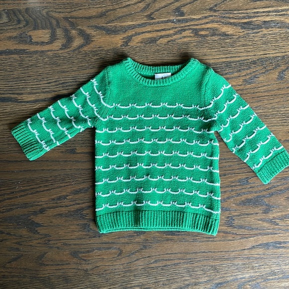 Milly Other - Milly minis green sweater with white details size 3